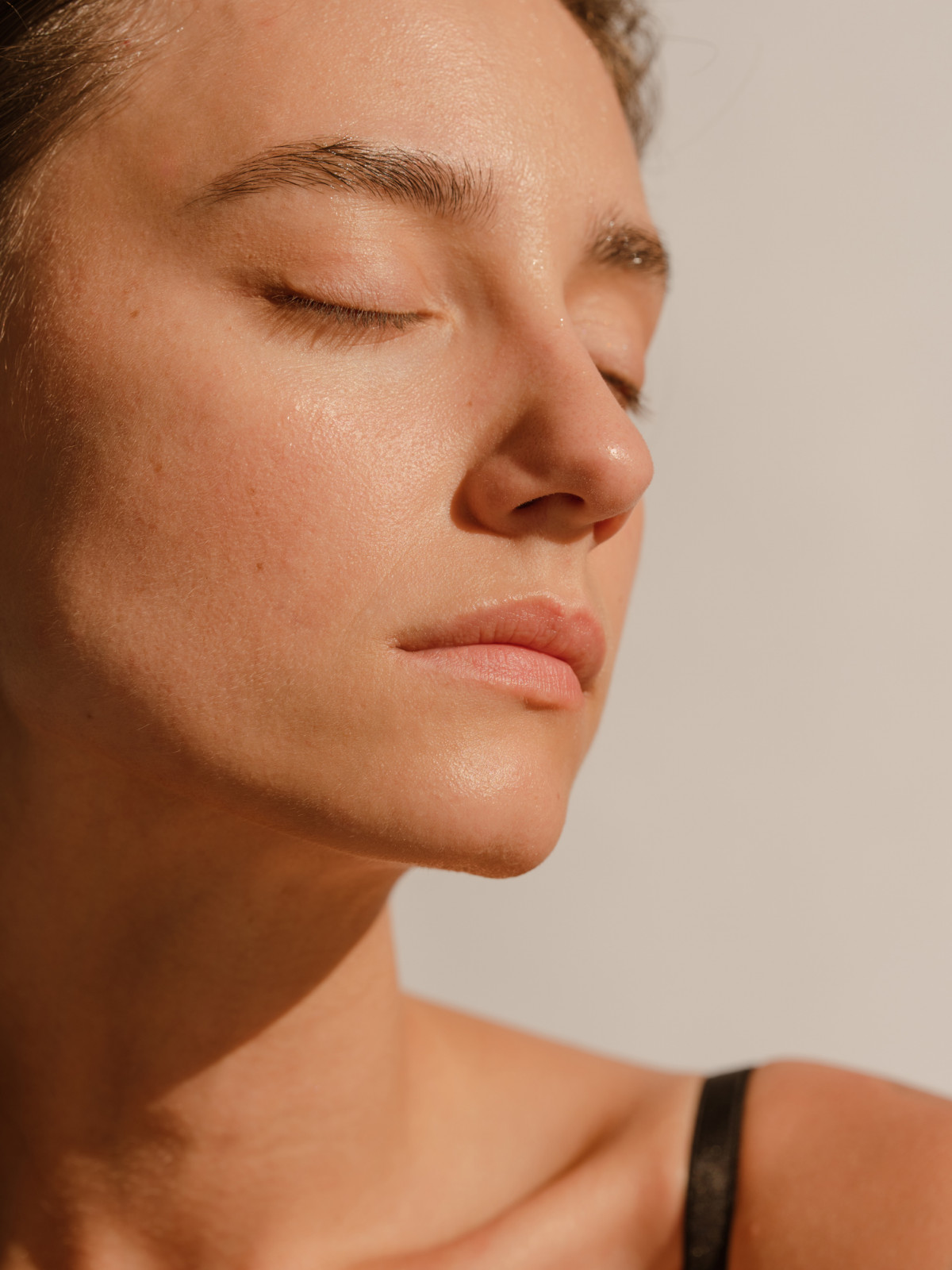 portrait without makeup