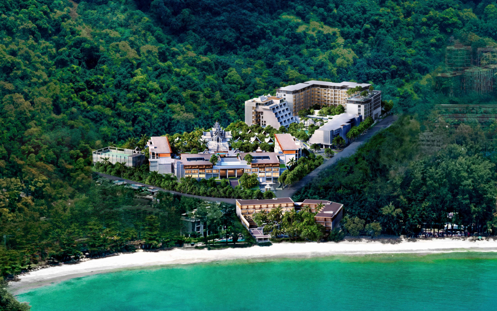 A rendering of The Residences at InterContinental Phuket Resort