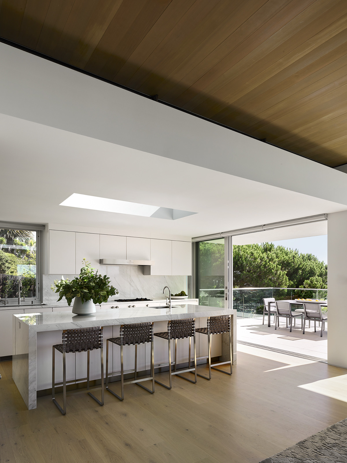 Exploring the modernist details in the dining room of a San Francisco home designed by Swatt + Partners