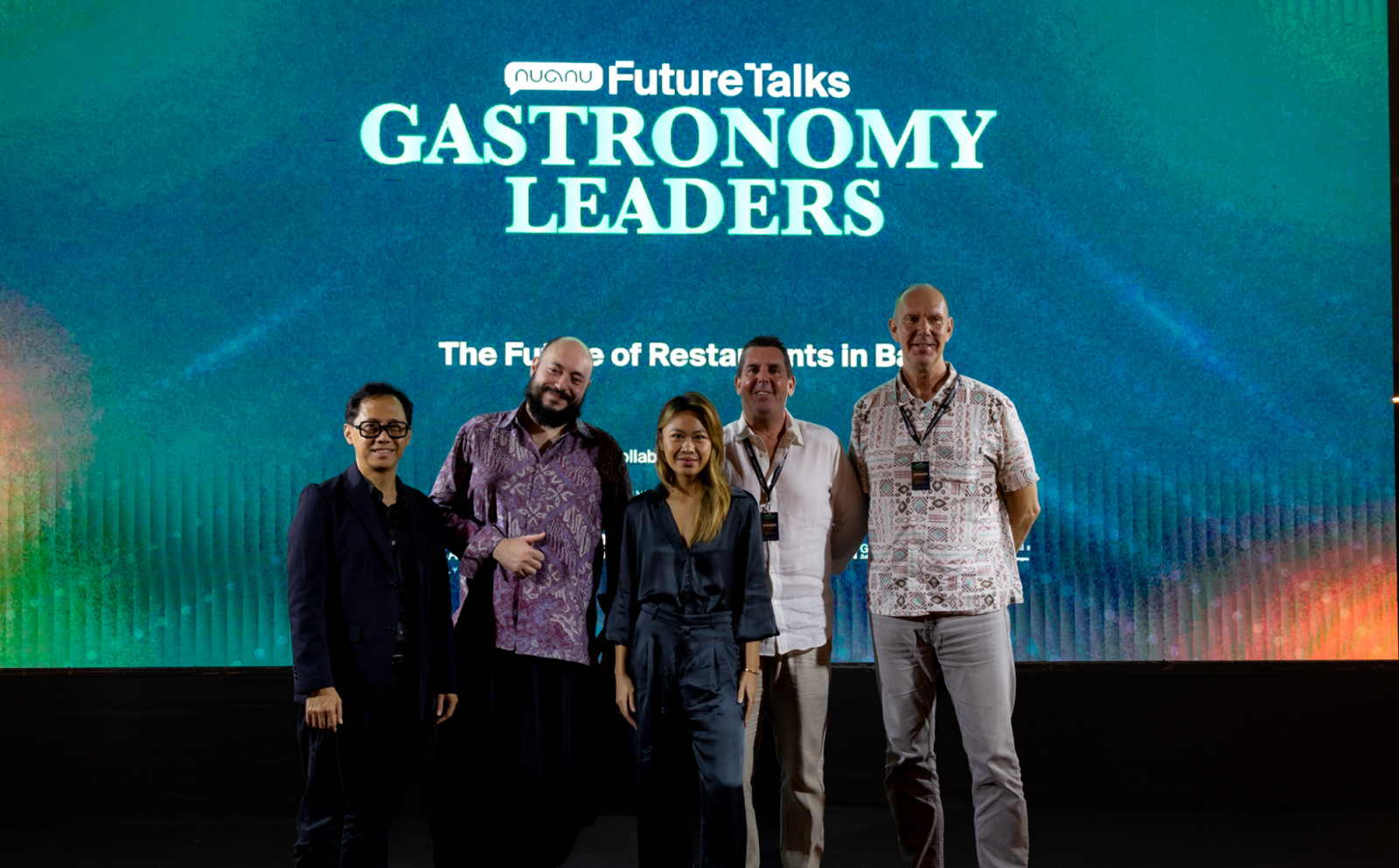 Para pembicara di Nuanu Future Talks: Gastronomy Leaders