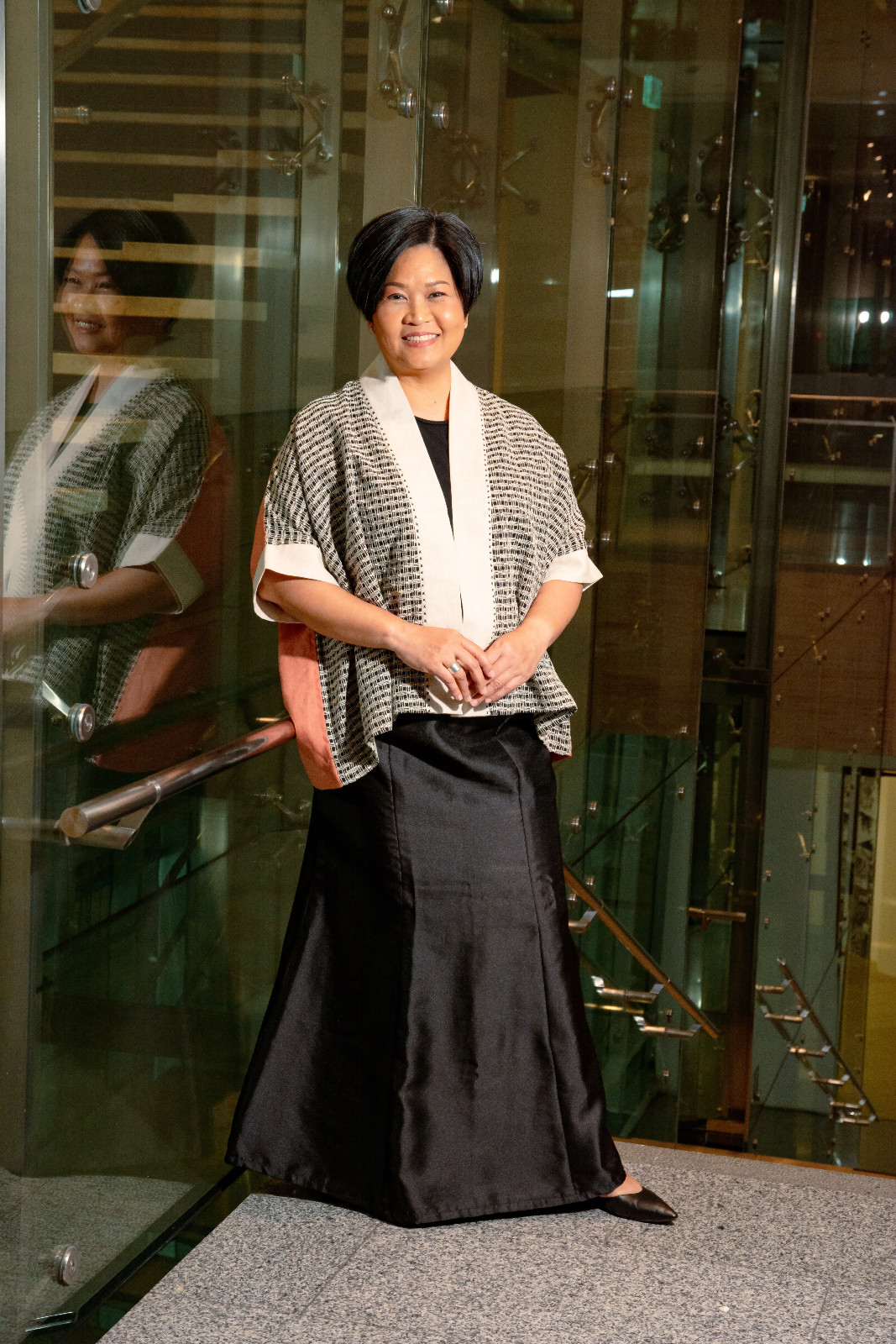 Aprille Tijam, steward of Philippine cultural heritage, at Ayala Museum (Photo: Rex Reynaldo Cabugon)