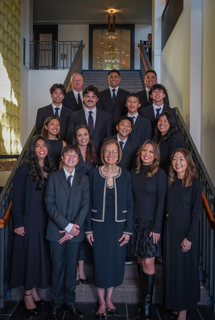 Maria Banatao and family gather to honour the life and legacy of Dado Banatao (Photo: Courtesy of the Banatao family)