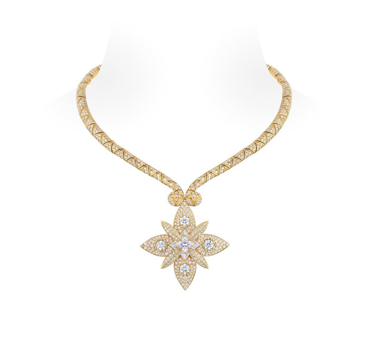 【頂級珠寶系列 Virtuosity】《Aura光芒》鑽石項鍊，建議售價 29,950,000 (Photo: Louis Vuitton)