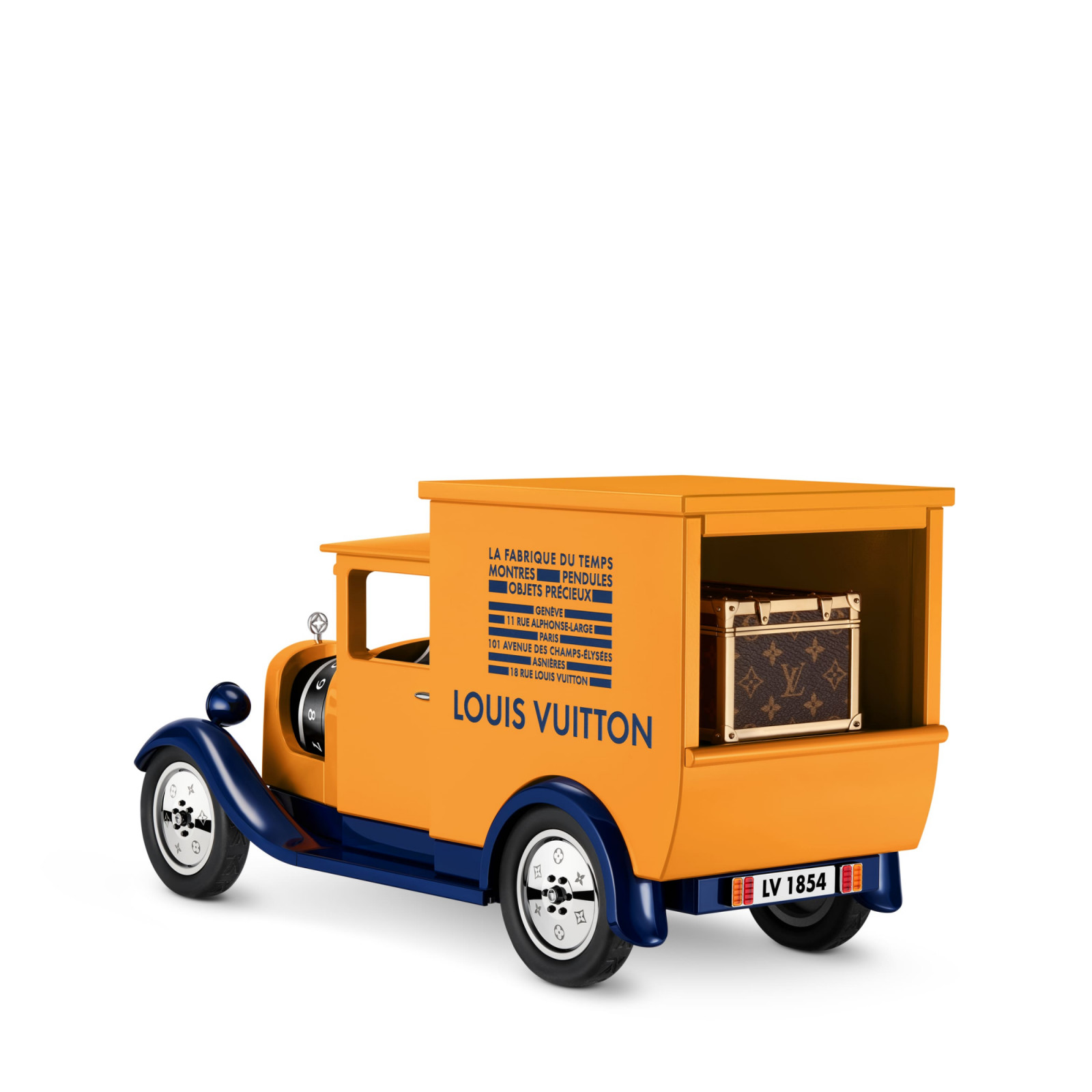 路易威登傳奇貨車 Louis Vuitton Camionnette座鐘 ， $2,230,000 (Photo: Louis Vuitton)