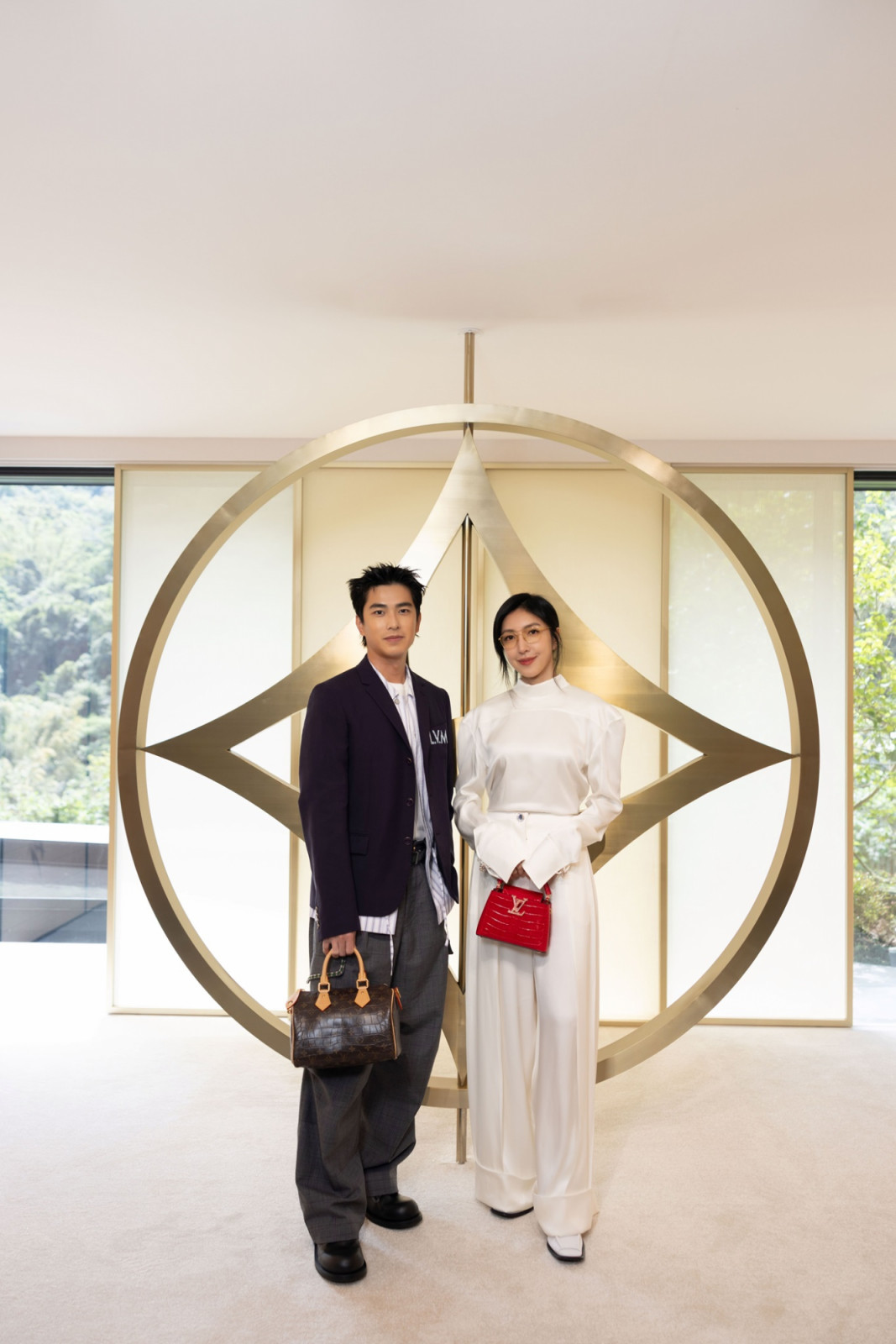 曾敬驊與楊謹華出席路易威登2026 Savoir Rêver典藏工藝展(Photo: Louis Vuitton)