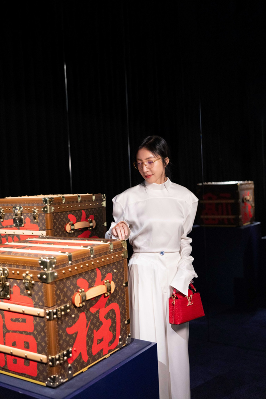 楊謹華出席路易威登2026 Savoir Rêver典藏工藝展(Photo: Louis Vuitton)
