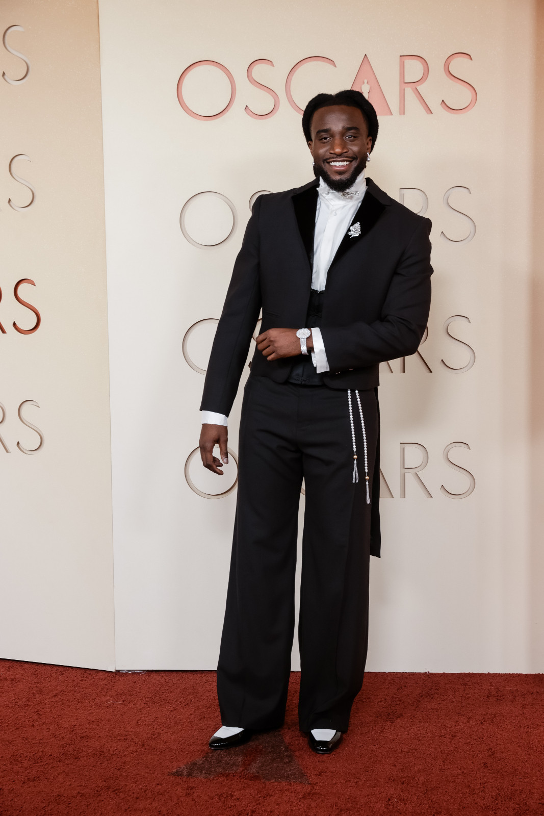 HOLLYWOOD, CALIFORNIA - MARCH 15: Shaboozey attends the 98th Oscars at Dolby Theatre on March 15, 2026 in Hollywood, California. (Photo by Kevin Mazur/Getty Images)