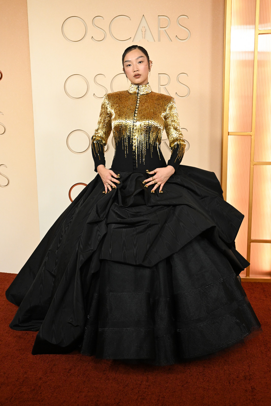 Audrey Nuna at the 98th Annual Oscars held at Dolby Theatre on March 15, 2026 in Hollywood, California. (Photo by Gilbert Flores/Penske Media via Getty Images)