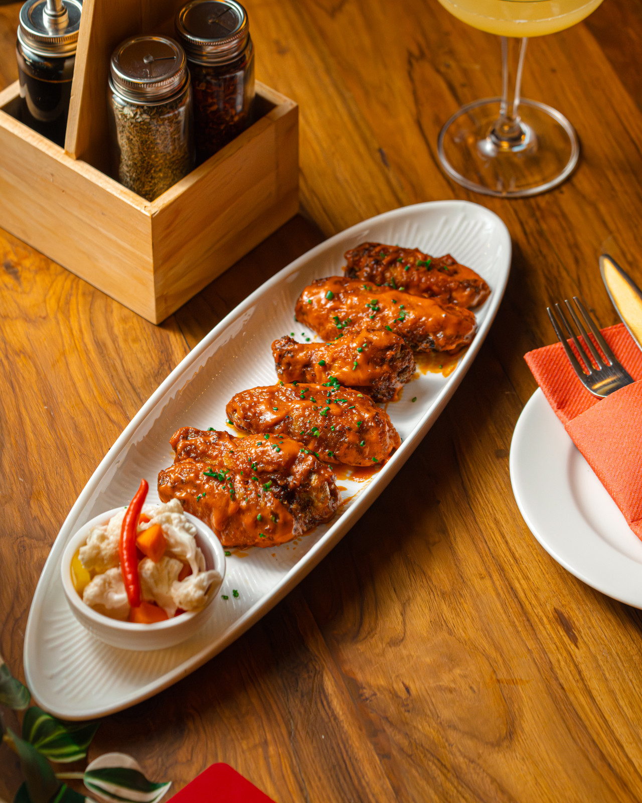 Chicken wings, a favourite at the restaurant (Photo: courtesy of Cantina)