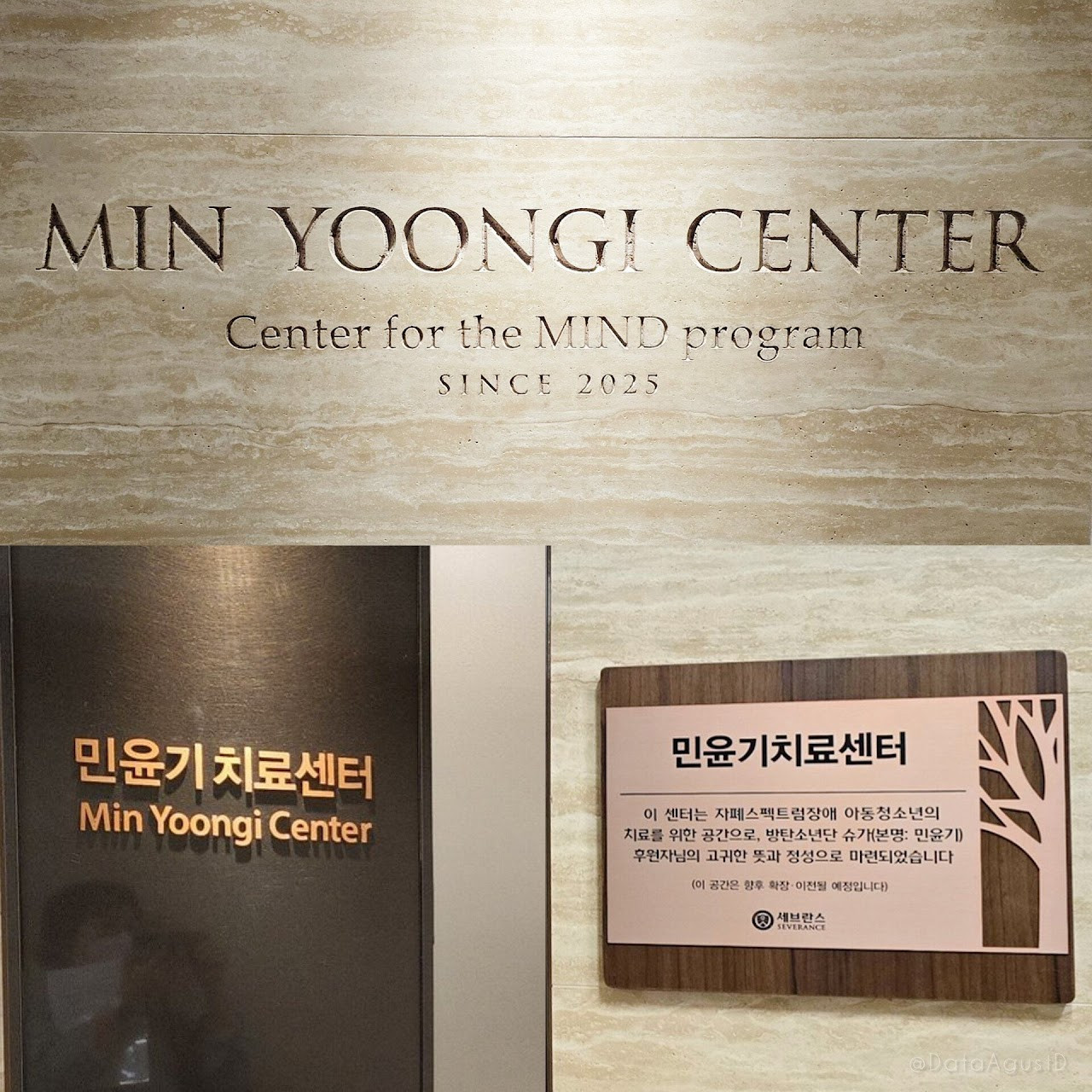 The Min Yoongi Treatment Center at Severance Hospital anchors the project, combining therapy, research and long-term care for children with autism (Photo: sugamusic.com)