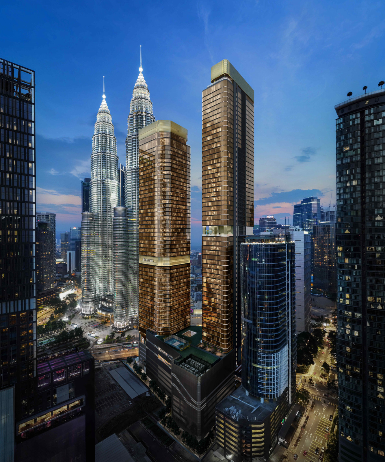 CloutHaus Residences sits on one of the last remaining freehold parcels directly opposite the Petronas Twin Towers