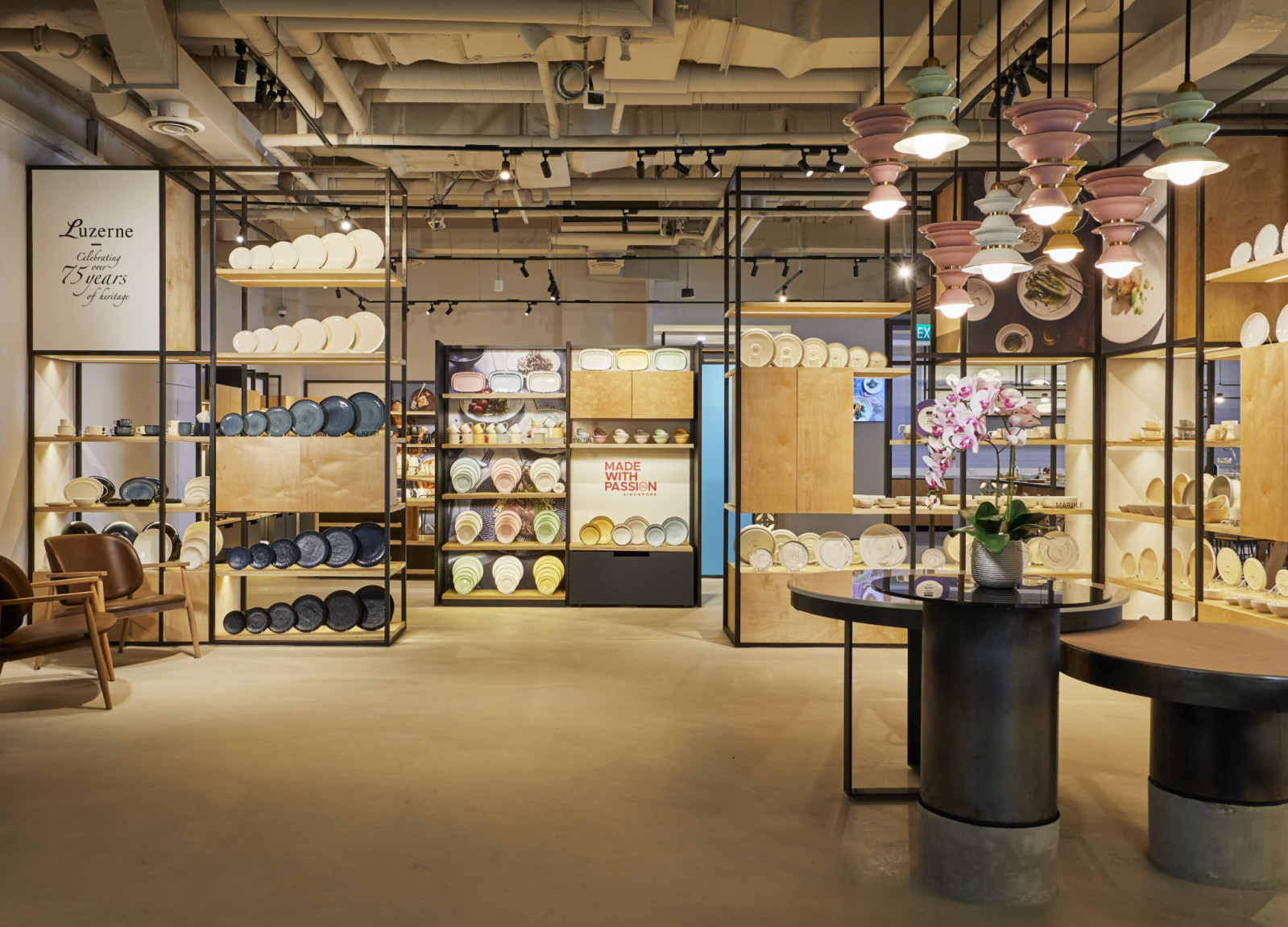 Luzerne showroom Singapore