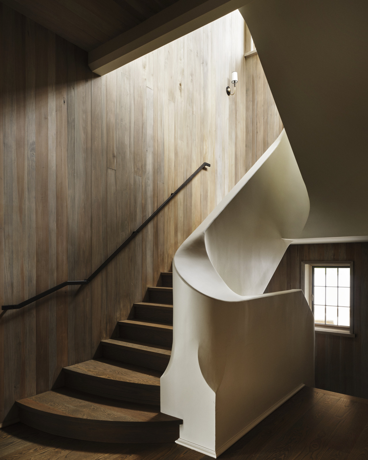 The sculptural staircase