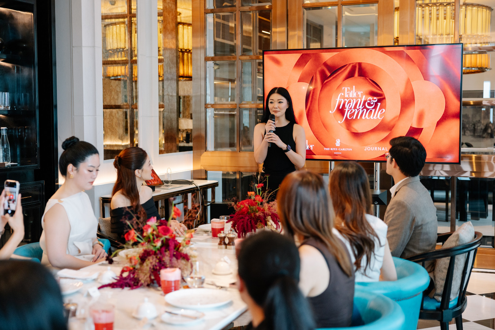 บรรยากาศการพูดคุย Tatler Front & Female ครั้งแรกในประเทศไทย (ภาพ: Tatler Thailand)