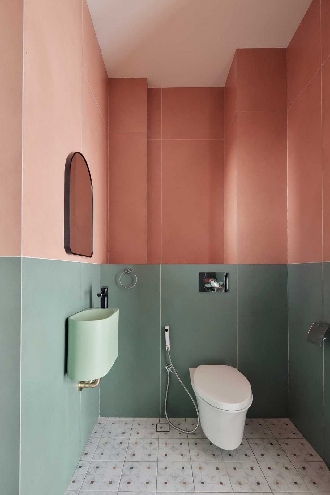 One of the many playful bathrooms in the house