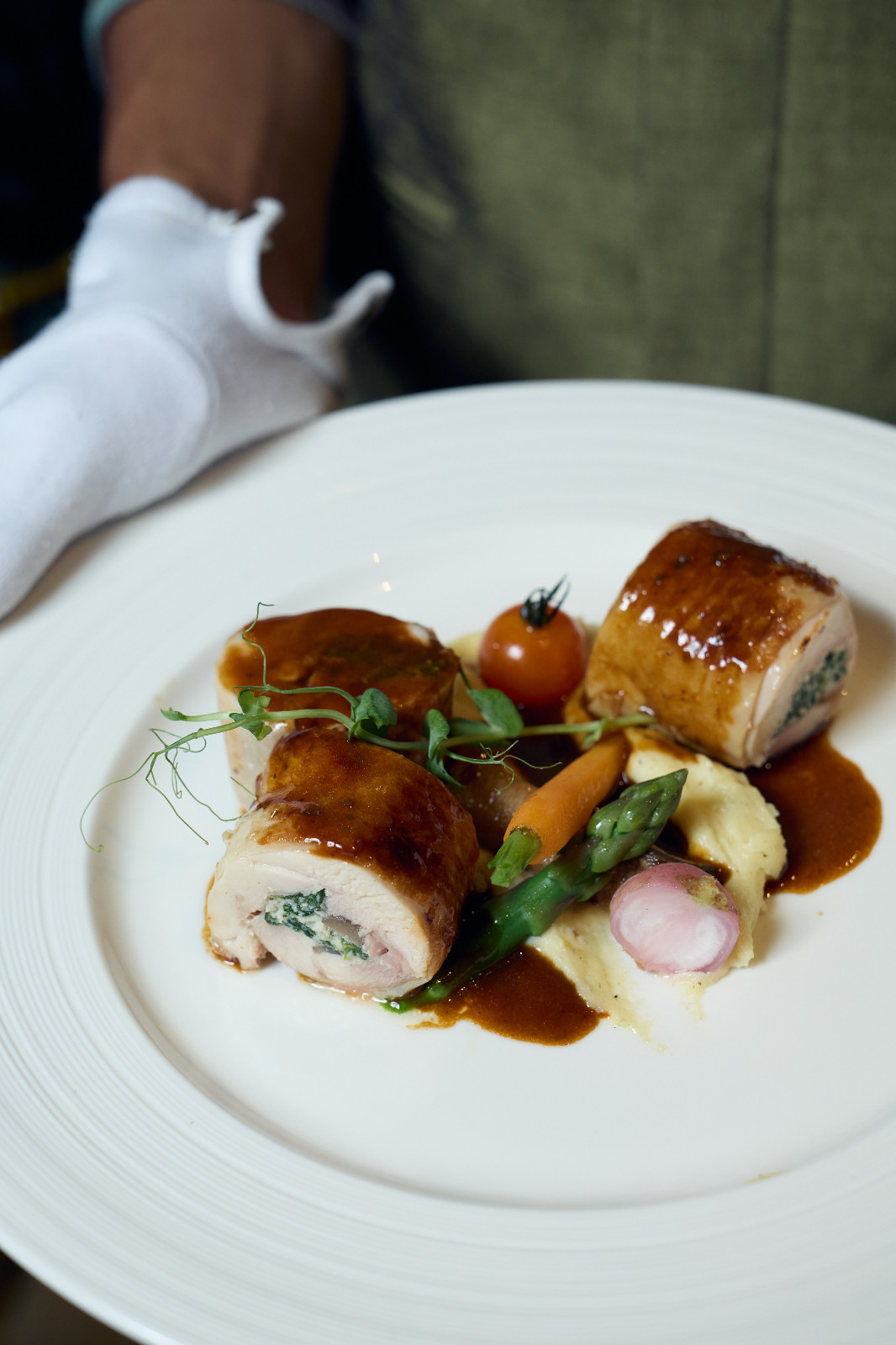 Stuffed Chicken Roulade