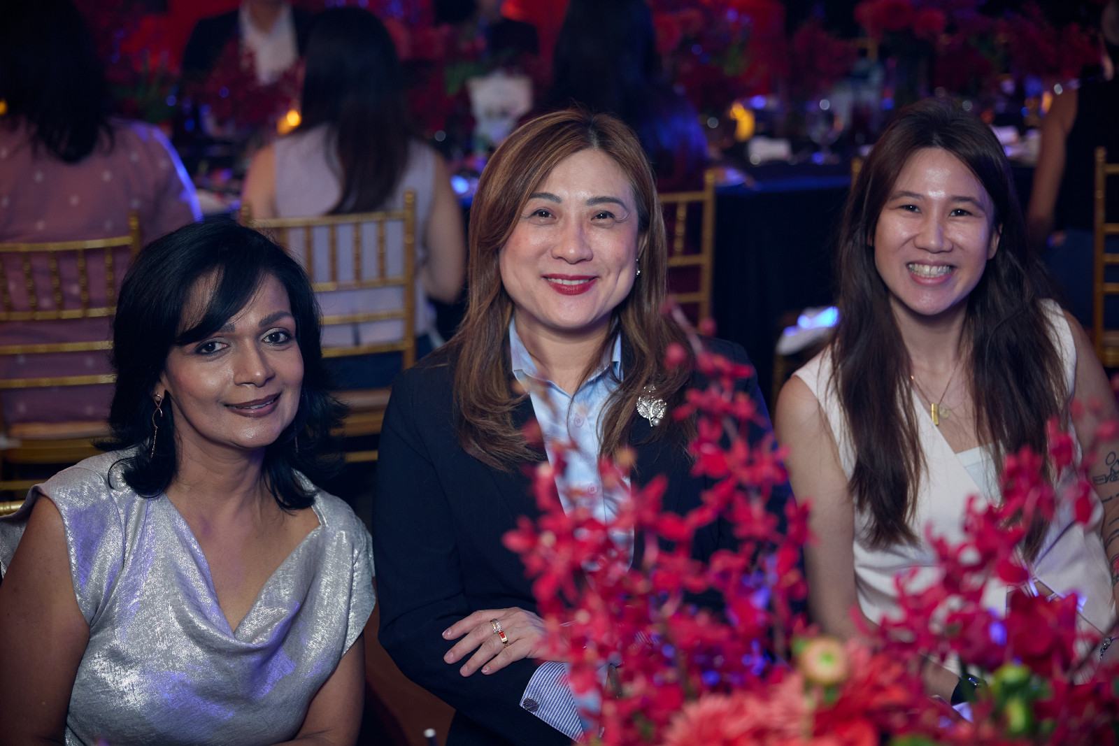 Sharon Simon, Prof Dr Jessica Ong and Jun Wong