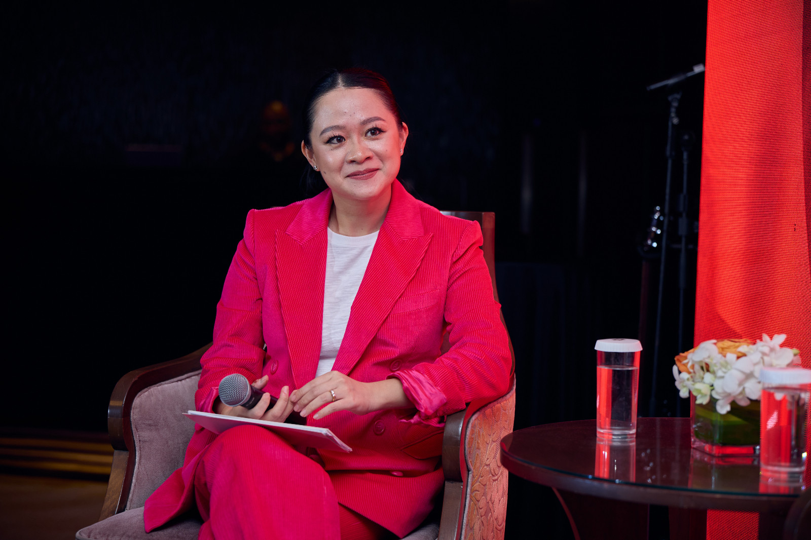Managing editor at Tatler Malaysia, Emma Chong moderated the fireside chat on menopause