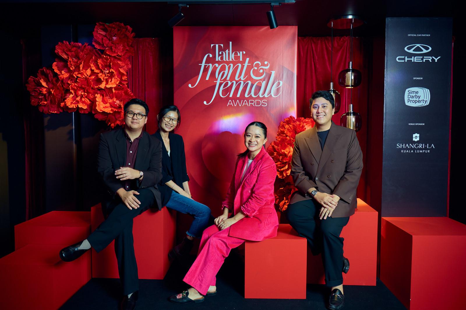 Sim Wie Boon, Danielle Chiam, Emma Chong and Jim Jasmy