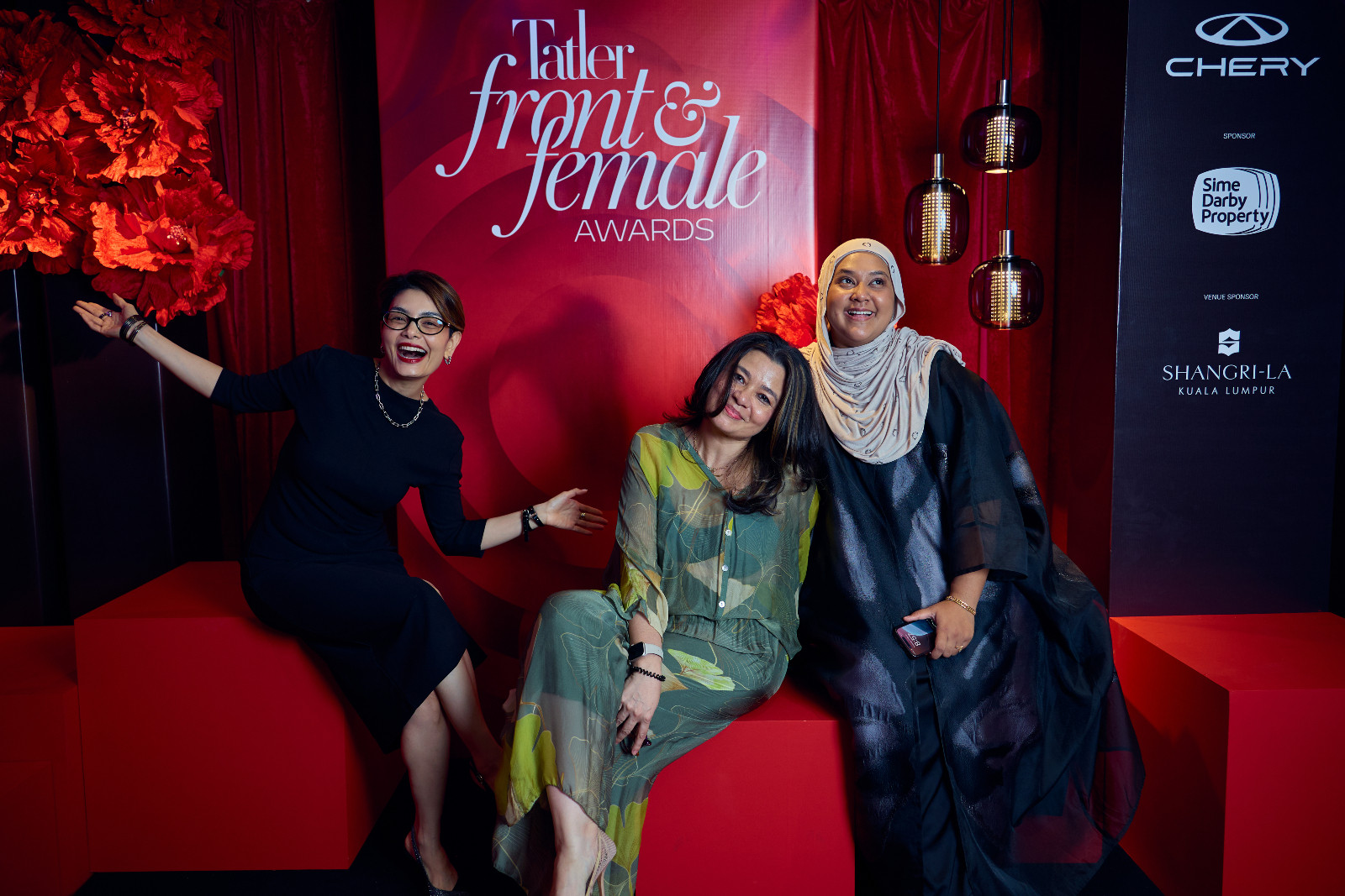 Tehmina Kaoosji, Suri Kempe and Nur Dinie Fadil