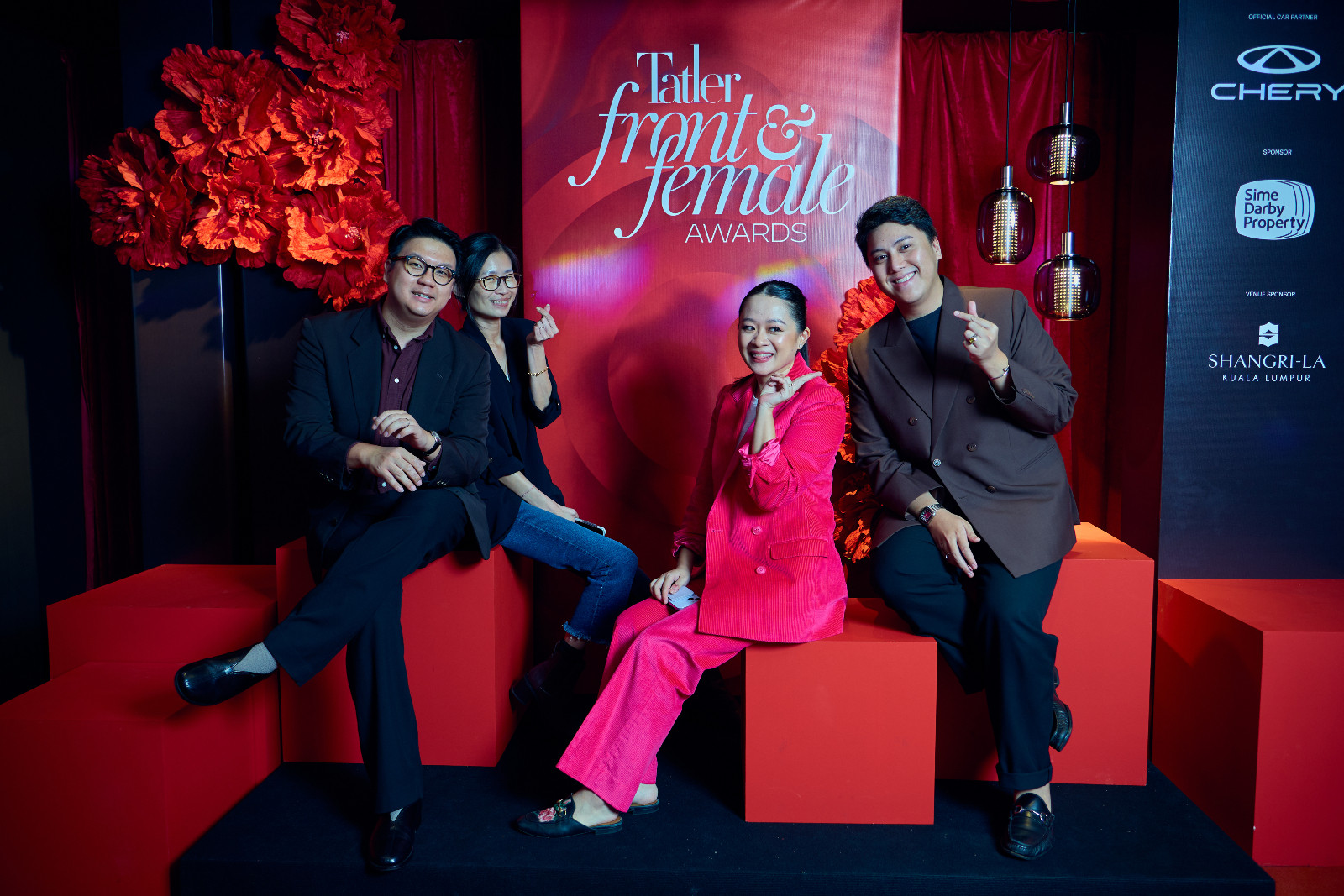 Sim Wie Boon, Danielle Chiam, Emma Chong and Jim Jasmy