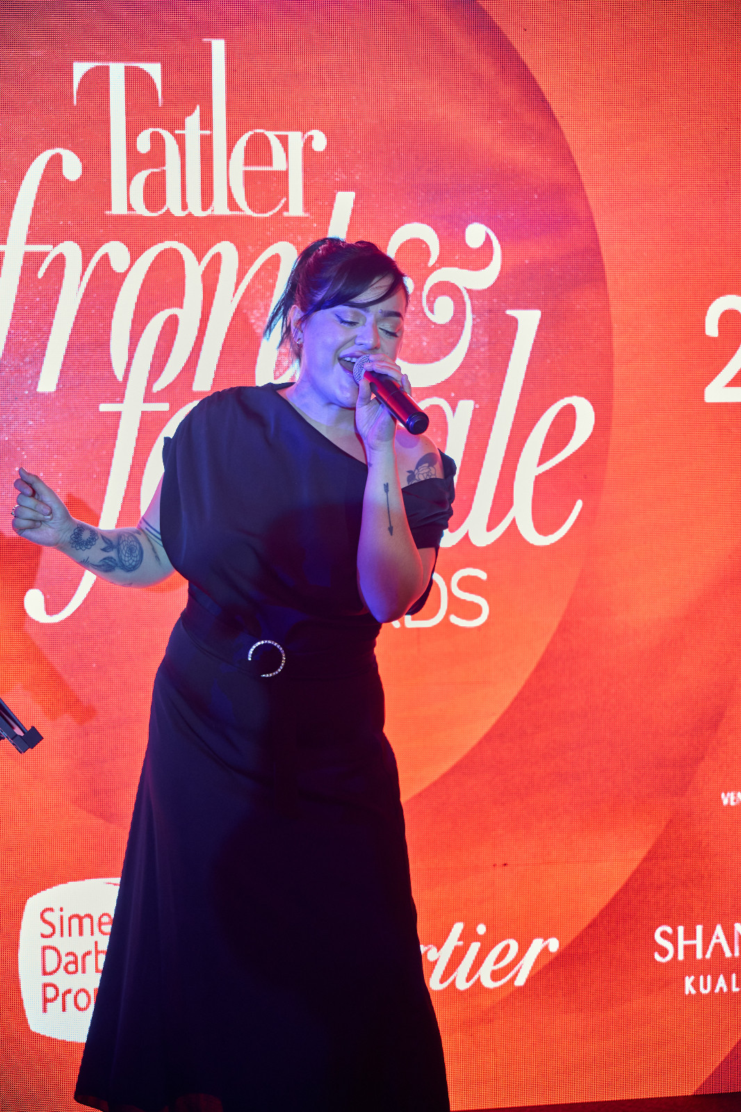 Powerhouse: Samantha Diana belted empowering tunes