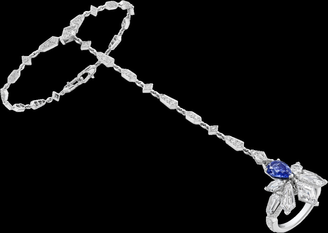 卡地亞 En Équilibre頂級珠寶系列Parcae手環及戒指。(Photo: Cartier)