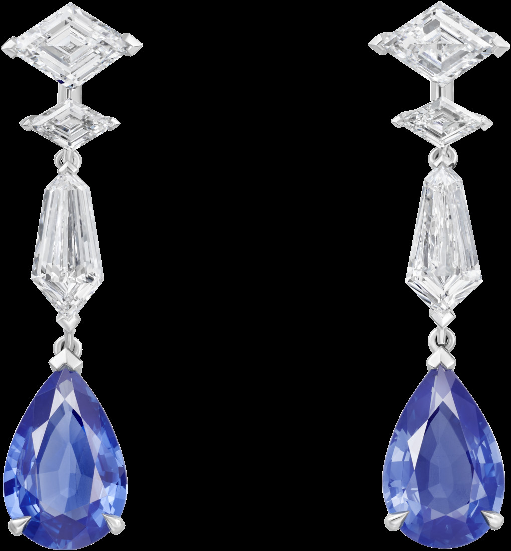 卡地亞 En Équilibre頂級珠寶系列Parcae耳環。(Photo: Cartier)