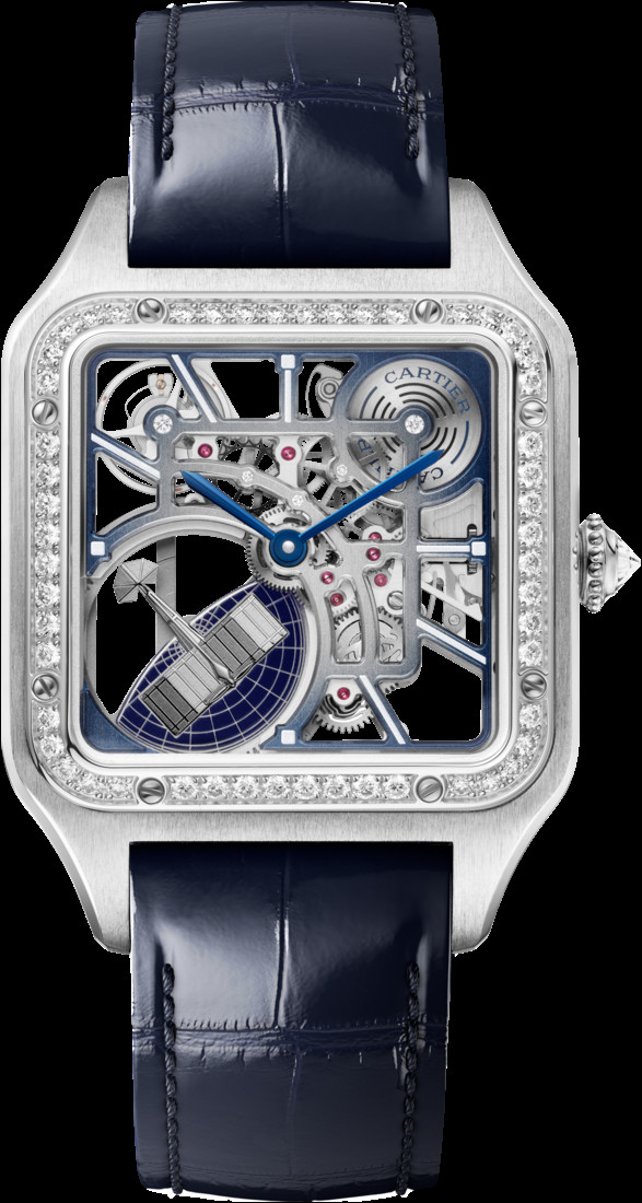 Santos-Dumont 鏤空腕錶。(Photo: Cartier)
