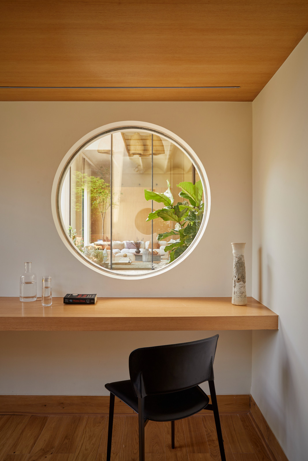 Natural light flowing into a Hyderabad, India family home designed by Studio Nilasha
