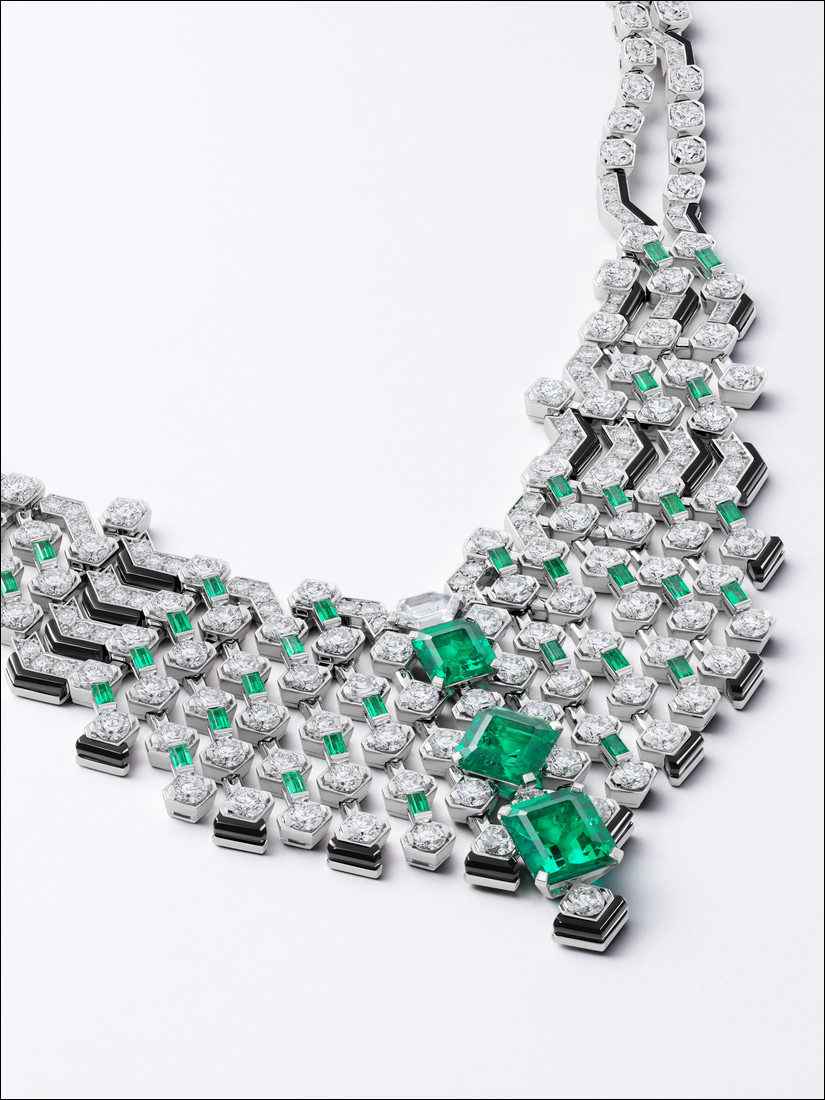 全新卡地亞 En Équilibre 頂級珠寶系列Traforato 項鍊。(Photo: Cartier)