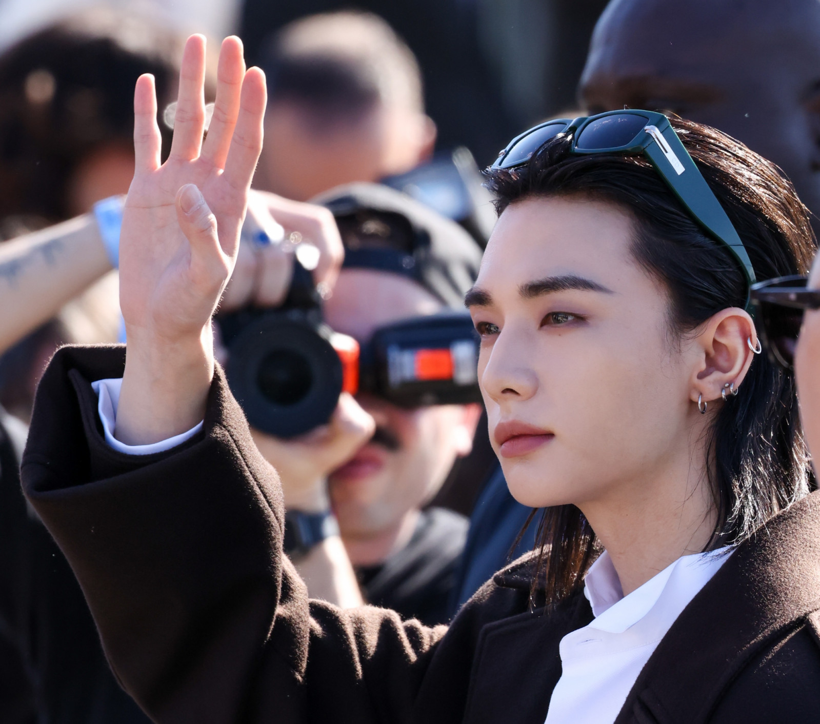 Denim campaigns, front-row appearances and beauty shoots have turned Hyunjin into a steady fixture across fashion’s luxury and commercial tiers, with brands repeatedly returning to his image for global-facing storytelling (Photo: Stephane Cardinale - Corbis/Corbis via Getty Images)