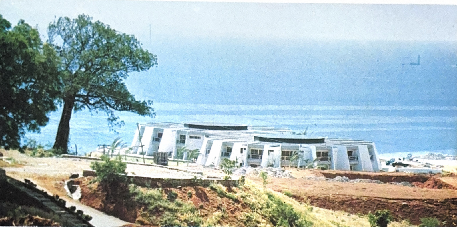 Bataan Hilltop Hotel, a seahorse-shaped dormitory and hotel designed by architect and civil engineer Antonio Heredia