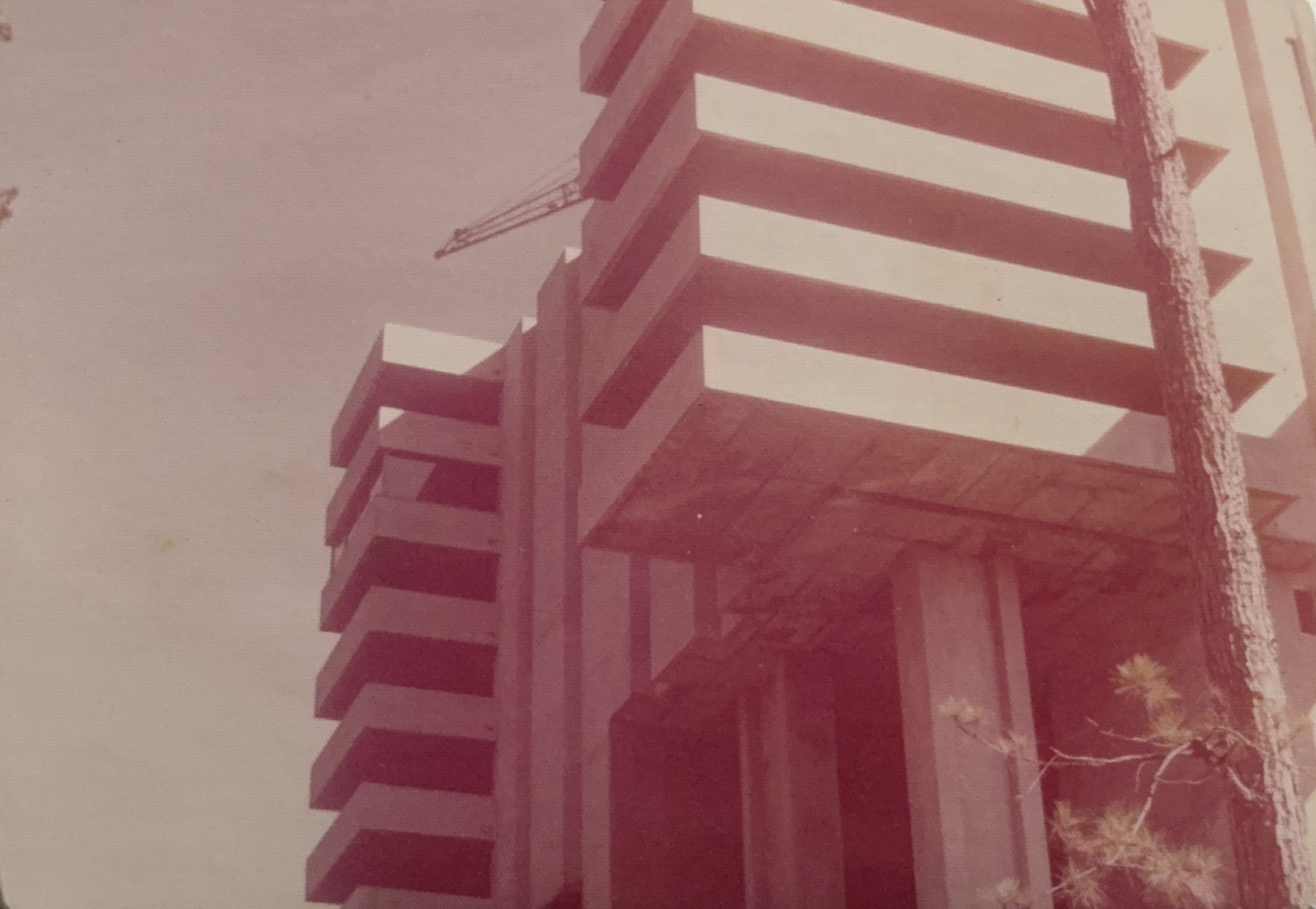 Construction of the Tower Condominium in Baguio, designed by architect and civil engineer Antonio Heredia