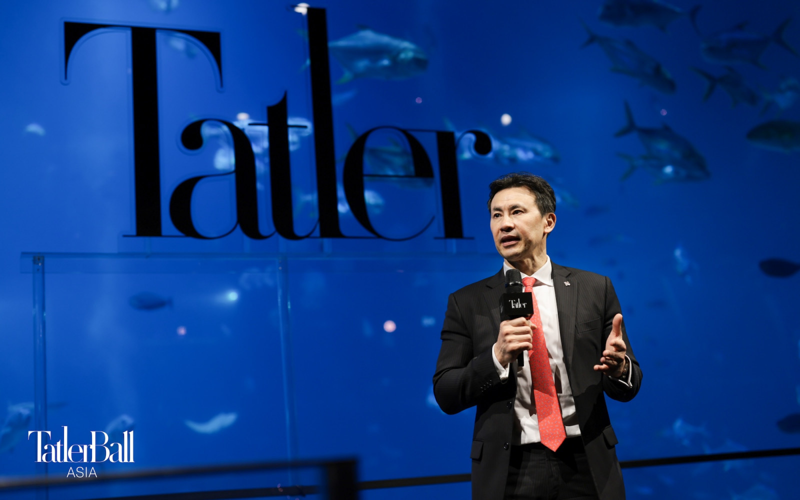 Joseph Poon, group head of DBS Private Bank, at Tatler Ball Asia 2025