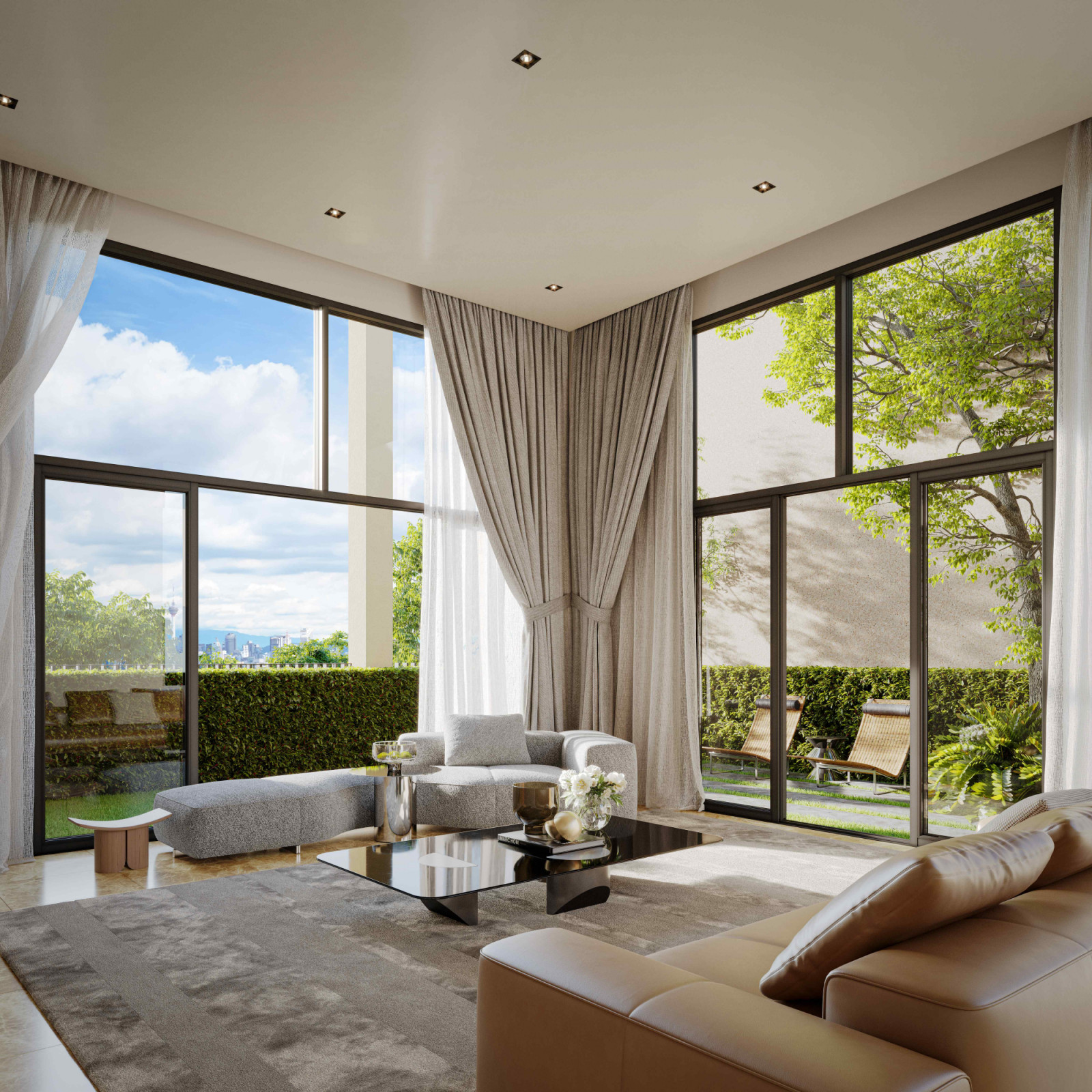 Each villa features a seamless indooroutdoor layout where natural light floods open-plan spaces