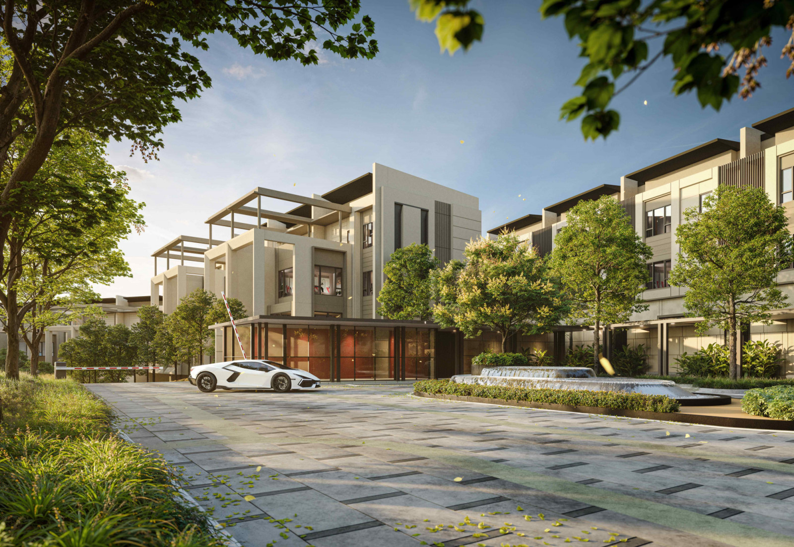 Certified provisional GreenRE Silver, the estate hosts only 48 four-storey strata villas ranging up to 6,190 sq ft