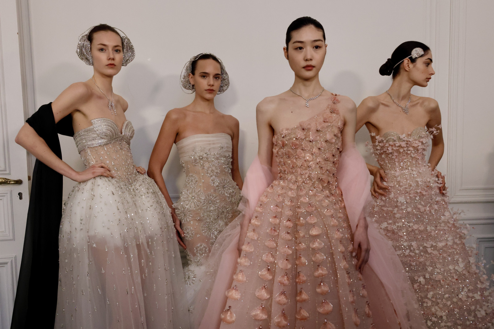 Phan Huy’s Haute Couture Fashion Week debut collection. (Photo: Huy Pham)