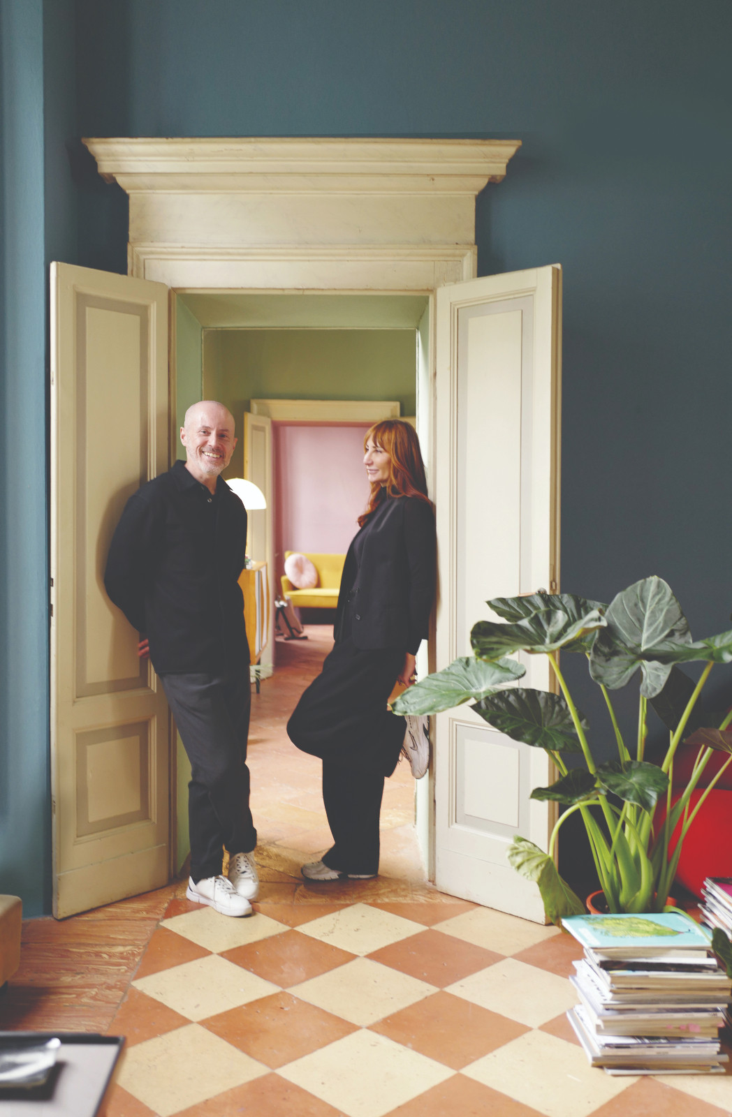 Homeowners Enrico Mariani and Alessandra Lonido (Photo: Mariana Ugarte)