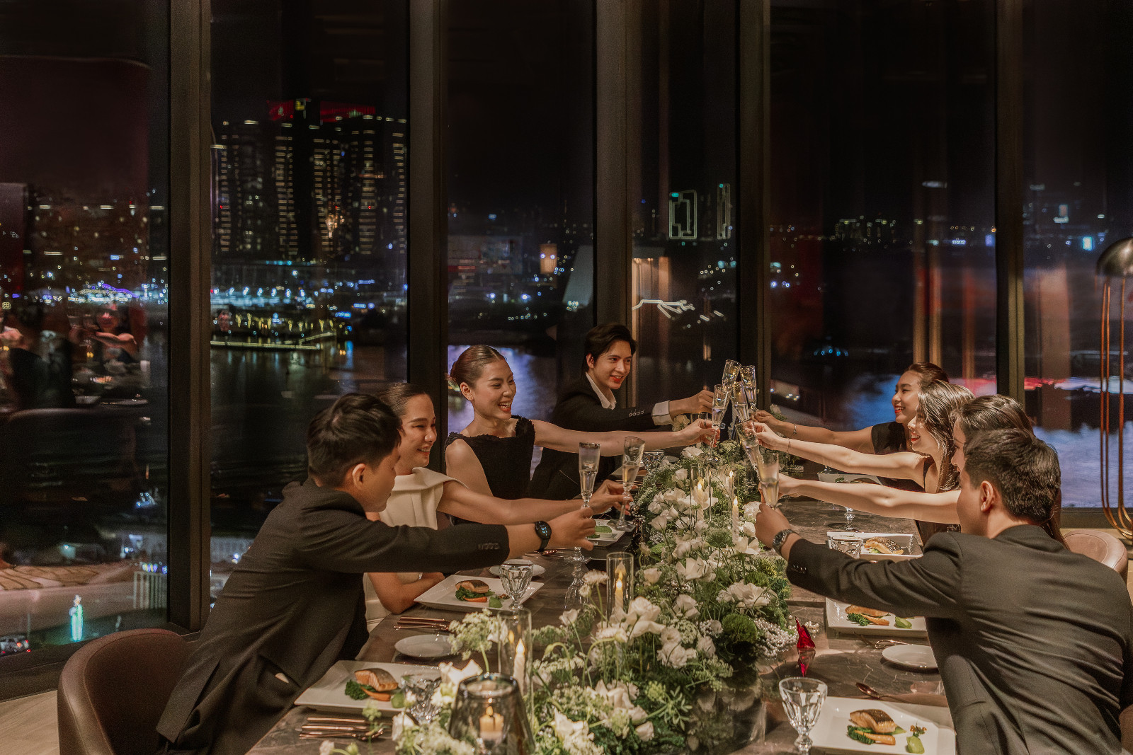 Không gian tiệc riêng tư tại Hilton Saigon