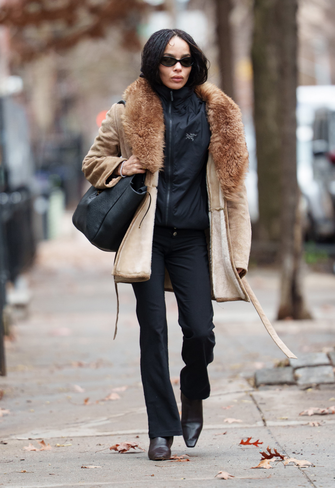 NEW YORK, NY - MARCH 12: Zoe Kravitz is seen on March 12, 2026 in New York City. (Photo by XNY/Star Max/GC Images)
