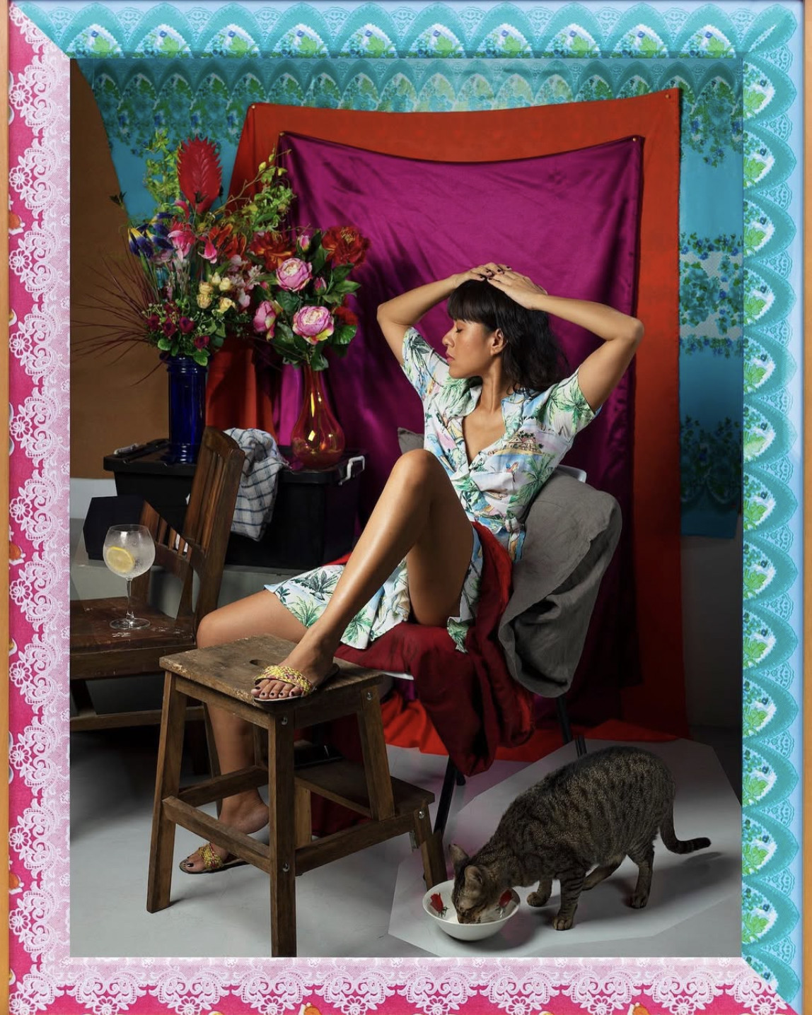 ‘Hot Summer/May in Manila (Self-Portrait After Balthus)’ by Wawi Navarroza