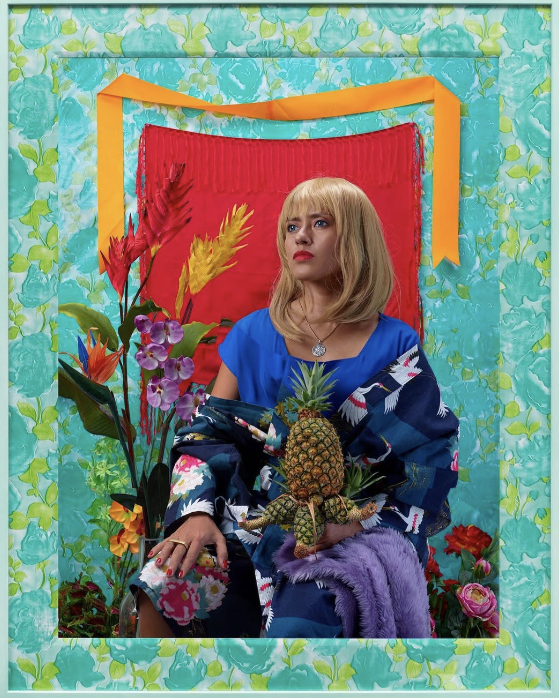 ‘Remember Who You Are (Strange Fruit/The Other Asian, Self- Portrait with Pineapple)’ by Wawi Navarroza, 2019