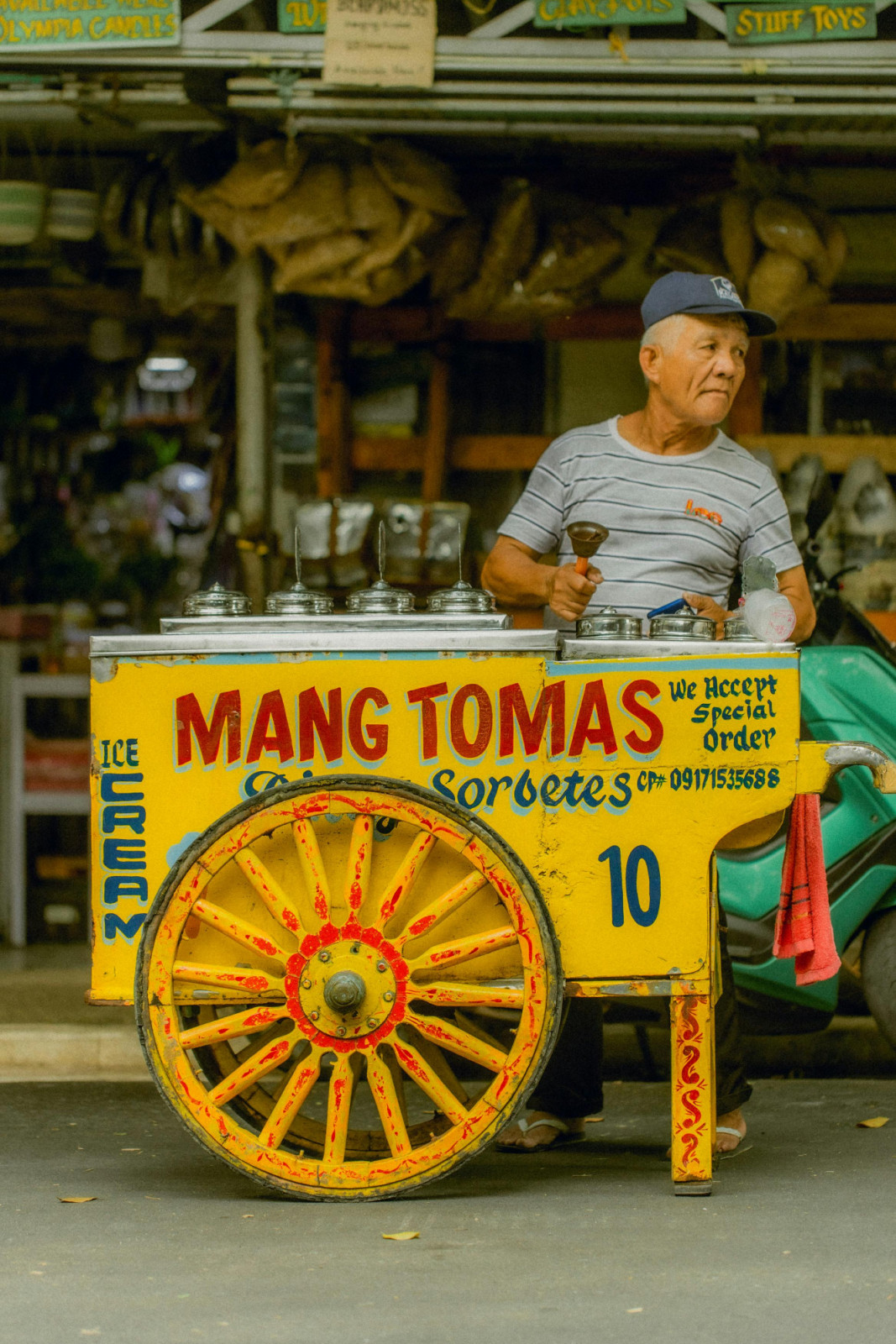 Dirty ice cream in the Philippines