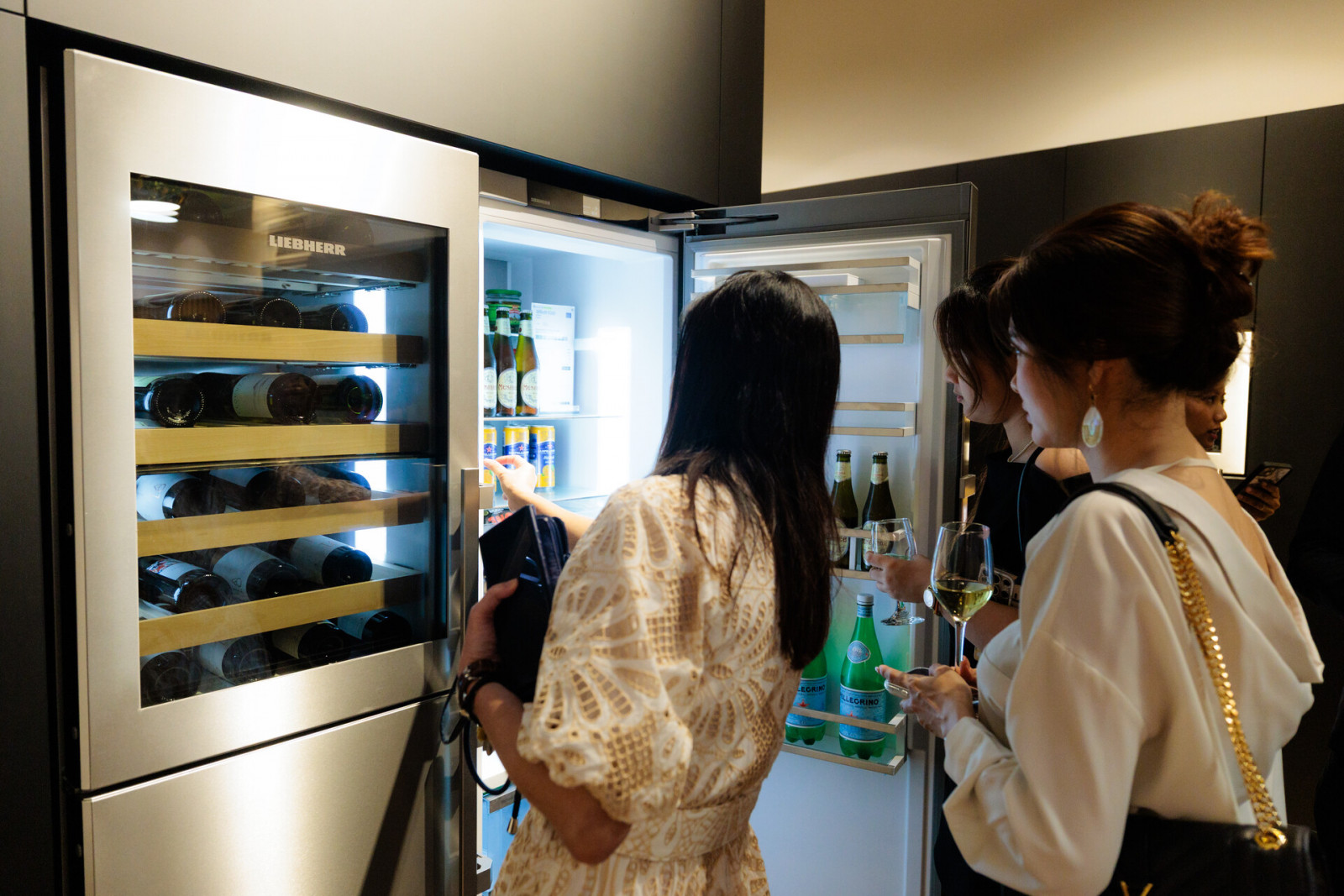 Liebherr’s Janet Ho introducing the brand’s fridges to the guests