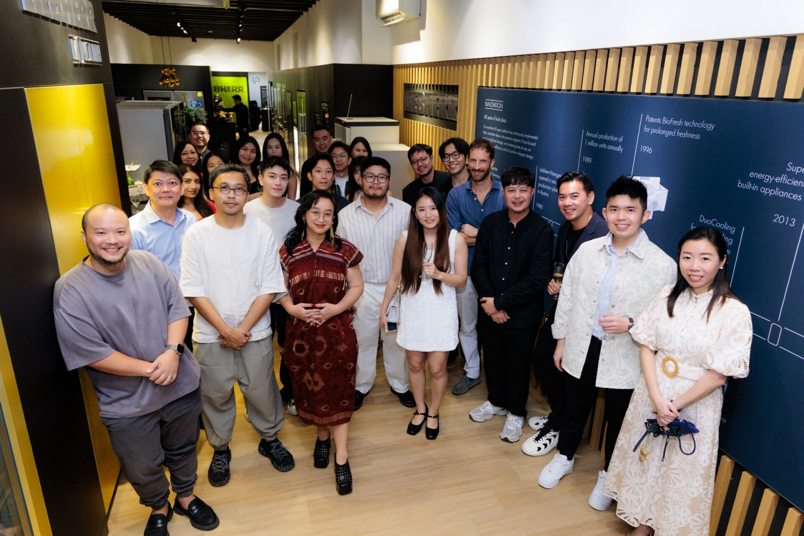The esteemed guests who attended the Liebherr x Tatler Homes Singapore standing cocktail night