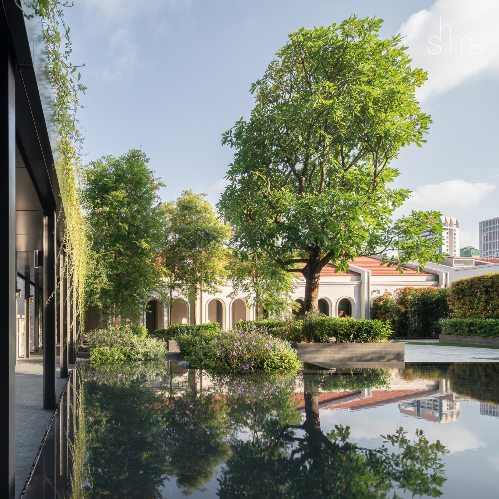 โครงการ Mondrian Singapore Duxton ที่ Shma ผสานภูมิทัศน์สมัยใหม่ให้เชื่อมต่อกับบริบททางประวัติศาสตร์ของย่านไชน่าทาวน์ สิงคโปร์ (ภาพ: Shma)