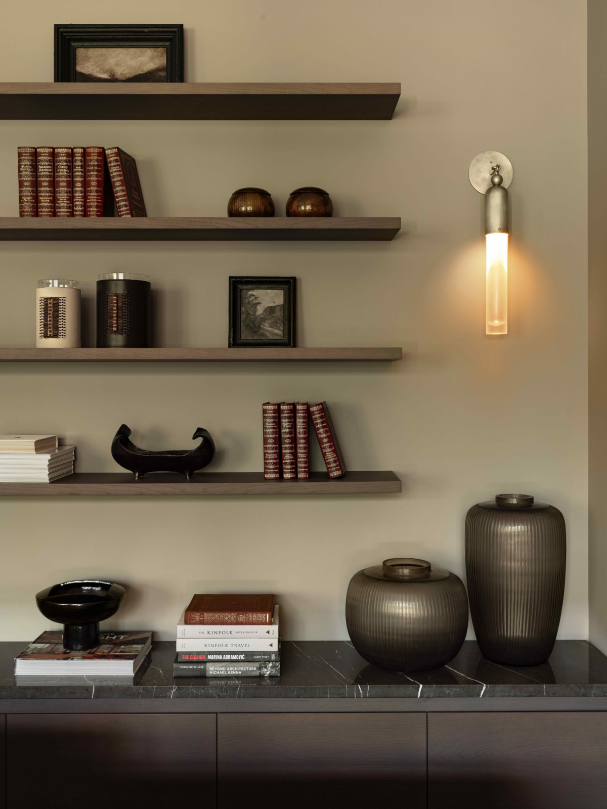 Muted tones drawn from the surrounding landscape establish a calm, cohesive backdrop for refined furnishings
