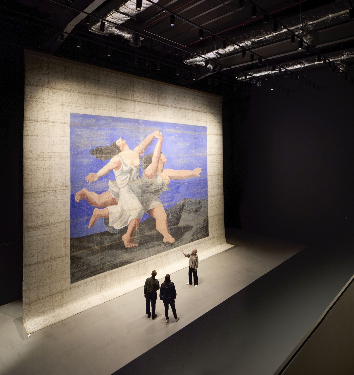 A large-scale work on display in the V&A East Storehouse, its cavernous gallery providing space for objects too monumental for conventional museum presentation. The Storehouse opened in May 2025 as part of the East Bank cultural quarter in Stratford, London (Photo: V&A East)