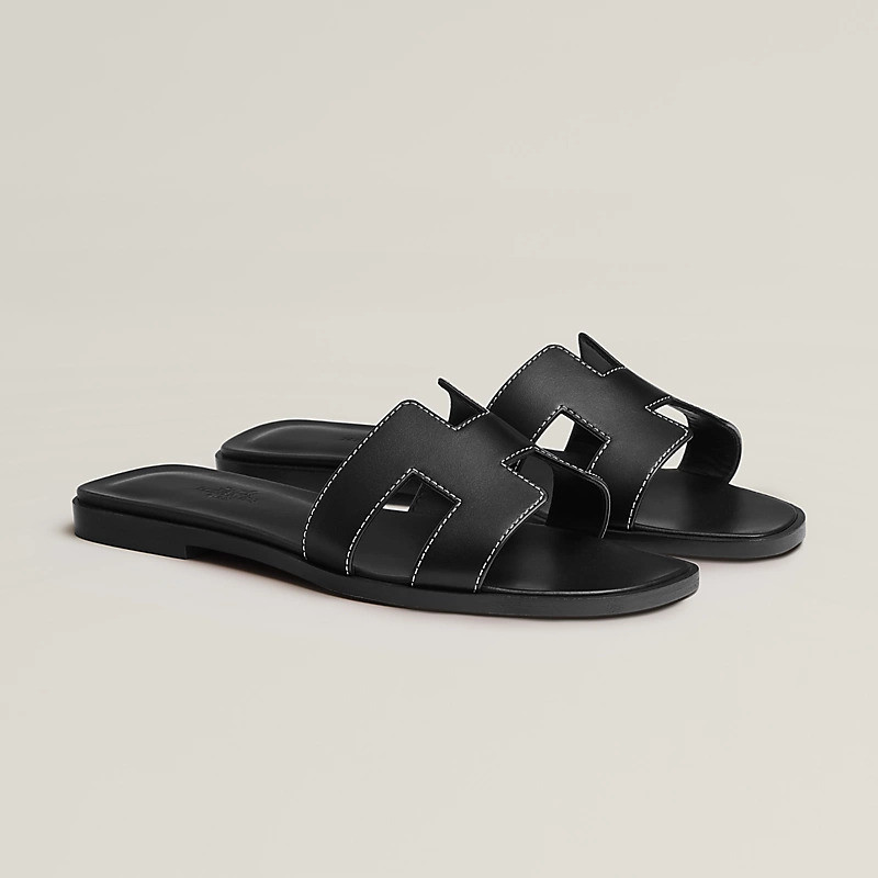 The Hermes Oran’s consistent scarcity has helped keep the sandal in demand despite years of copycats and rising prices (Photo: hermes.com)